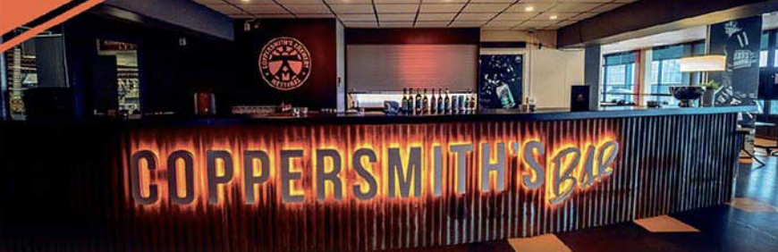 Bryggerivisning och ölprovning, Coppersmith's Bar med